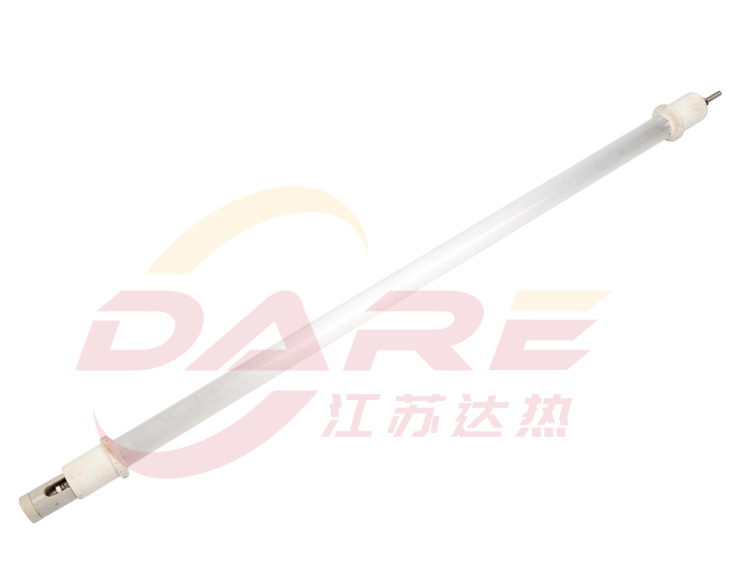 乳白色石英電熱管